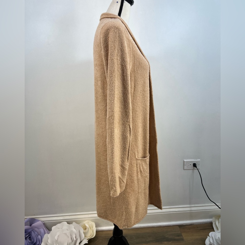 Barefoot Dreams Cozy Tan Cardigan - Picture 2 of 7